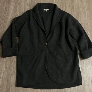 Madewell boiled wool sweater coat